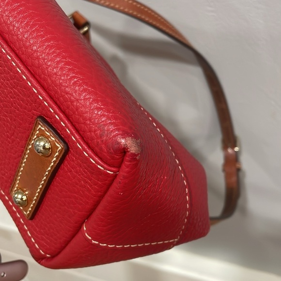 Dooney &. Bourke Red Chealsea Tote Shopper Purse - Picture 9 of 15